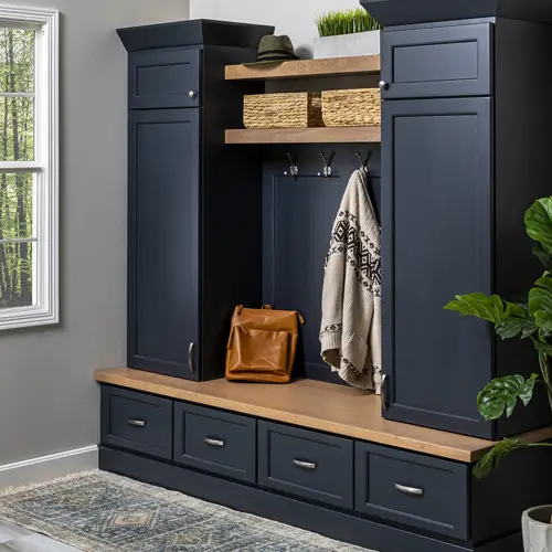 mud room cabinets North Idaho